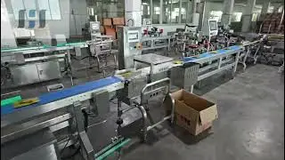 candy food used in bag counting machine with checkweigher and Visual steering device +boxing machine