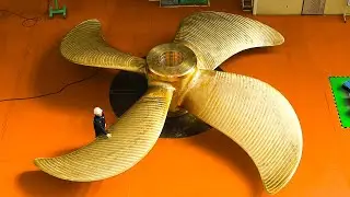 How a Million $ Giant Ship Propeller is ACTUALLY Made