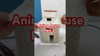 Buildin Mini Anime House  #shorts #diy