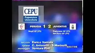 1996-97 (3a - 22-09-1996) Perugia-Juventus 1-2 [Padovano,DelPiero,Negro] Servizio D.S.Rai3