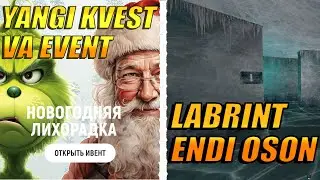 YANGI KVEST VA LABRINTDAN TEZ O'TISH - GRAND RP MOBILE #18 - O'ZBEKCHA LETS PLAY