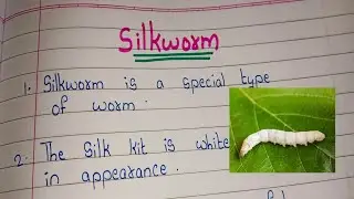 10 lines on Silkworm// Essay on Silkworm// Few Sentences about Silkworm