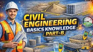 Civil Engineering Basic Knowledge Part-8 | Concrete, Cement, Aggregate Important Facts