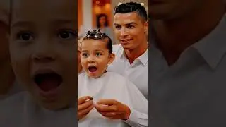 Messi vs Ronaldo Barber Shop Battle ✂️ #ronaldo #messi #shorts
