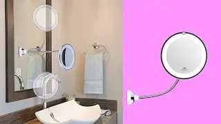 10X Magnification 360-Degree Flexible Light Up Mirror