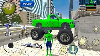 Spider Rope Hero Ninja Gangster Crime Vegas City #8 - Android Gameplay