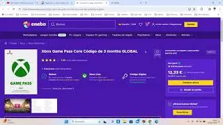 🎁 &iexcl;Oferta Eneba! Xbox Game Pass Core C&oacute;digo de 3 meses por 10,81&euro; | 2024 Opini&oacute;n + Descuento 🎁