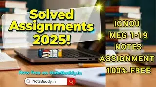 IGNOU Free Resources Website Launched! | 100% Free solved assignment 2025 |