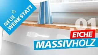 Schweberegal aus EICHEN MASSIV HOLZ /// Oberfr&auml;se + Hobel | .01 | NEUE.WERKSTATT