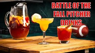 Battle of the Fall Pitcher Drinks: Apple Cider Sangria vs. Apple Cider Margarita