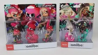 Splatoon 2 Octoling & Pearl/Marina amiibo Unboxing
