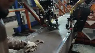 Box Beam Steel Submerged Arc Welding Machine for Prefabricated Steel Buildings