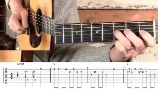 Beaumont Rag- Guitar Solo Lesson!