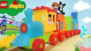 LEGO DUPLO -  Number Train | Learn To Count Nursery Rhymes | LEGO Cartoons and Kids Songs