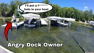 ANGRY Dock Owner Yells At Me During Bass Fishing Tournament