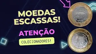 MOEDAS ESCASSAS! 1 REAL ANO 2014 E 2016. ATEN&Ccedil;&Atilde;O COM ELAS!