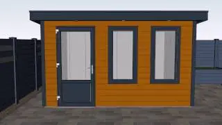 Romahaus-Kunststoff Gartenb&uuml;ro selber bauen - wir zeigen wie es geht!