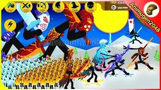 EPIC MODE: NEW Shadow Clone Jutsu + TEAM UP GRIFFON vs FINAL BOSS | Stick War Legacy | Animugen2048
