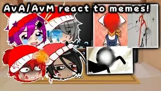🤍🩷AvA/AvM react to memes! (Id:@Amelia_Amelia ) [gacha neon] [@alanbecker ] || merry Christmas||🩷🤍