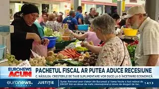 Pachetul fiscal ar putea aduce recesiune
