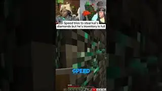 Speed and Kai find diamonds 😂😂 #speed #kai #minecraft