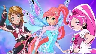 The Winx & The Pretty Cure Transform Together [Tynix Transformation]