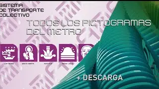 Pictogramas de todas las lineas del #MetroCDMX + LINK