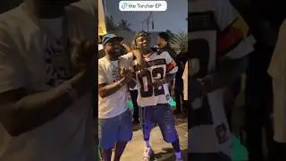 Davido in Ghana 🇬🇭 chilling with #stonebwoy on his new ep #torcherep