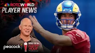Rams' QB Matthew Stafford practicing is good for fantasy | Fantasy Football Happy Hour | NFL on NBC