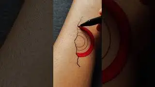 CAPTAIN AMERICA SHIELD TATTOO DESIGN   Gel Pen Art   Superhero Inspired     #art #tattoo