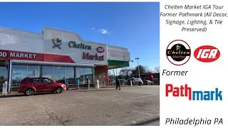 Экскурсия по магазину IGA на рынке Chelten Market &mdash; Бывший Pathmark &mdash; Весь декор &mdash; Вывески &mdash; Осве...