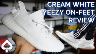 Adidas Cream White Yeezey Boost 350 v2 On Feet Review!