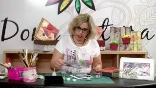 Dona Arteira com Você - 26 Falso Marmorizado com Verniz Vitral
