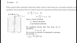 Fluid Mechanics Lab - Finding viscosity of liquids