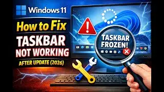 How to Fix Windows 11 Taskbar Not Working After Update (2026)
