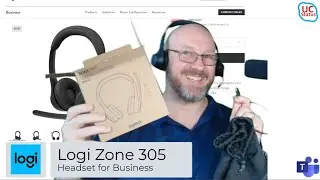 Распаковка гарнитуры Logitech Zone 305 для бизнеса