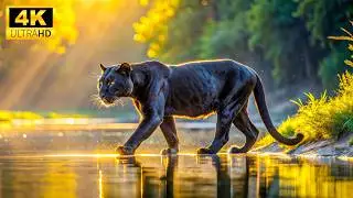 SPRING ANIMALS With Sounds in 4K - Wild Nature with Relaxing Music