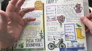 Flip through of my daily creative journal March 1-16