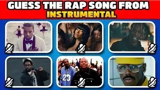 Guess rap songs from instrumental | Rap songs quiz 2025 | Hip-hop quiz | Tyler the creator, kendrick