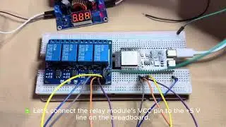 ESP32 Wifi 4-Relay Control ⚡ | Step-by-Step Wiring, Code Upload 220V Lamp Test💡 Code is in Comments👇