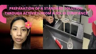 Preparation of standard solution through activity