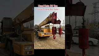 Used Kato 30 Ton Truck Crane for Sale ! #Kato #katocrane #usedcrane #30toncrane WA:0086－157-73132733