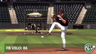 Caleb Babcock LHP/OF 86 MPH Baseball NW