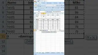 DAverage Function In Excel