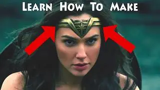 Wow.! #DIY How to make a Wonder Woman TIARA Costume out of CARDBOARD