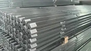 Inspection for Galvanized steel profiles #constructionmaterials #customhomebuilder