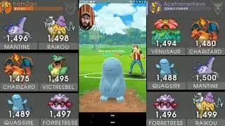 Pokemon Go Mirror Cup (Rainbow) Battler 1 at Yoyogi Park Japan!