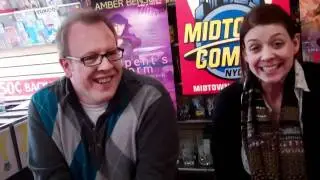 Amber Benson & Anton Strout Signing at Midtown Comics
