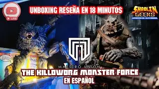 The Killoworg Monster Force (o el Veteran William Negro) Unboxing y rese&ntilde;a en espa&ntilde;ol en 18 minutos