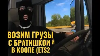 ETS2. Возим грузы в коопе с братишкой. Часть 1! #fpv #gaming #stream #drone